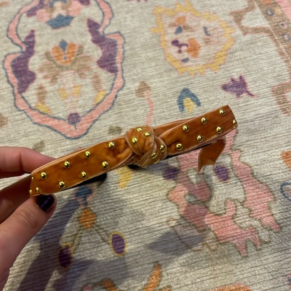 Lele Sadoughi Bardot velvet beaded headband - Picture 3 of 10